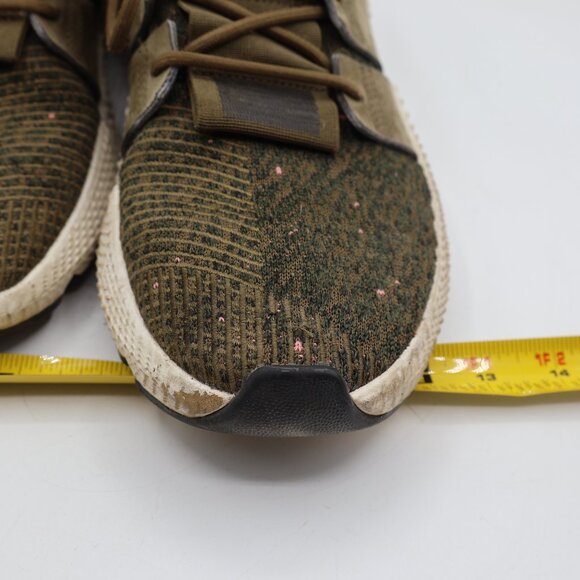 Used Adidas Prophere Trace Olive All-Green Sneakers Men's Size 11 - Picture 2 of 12